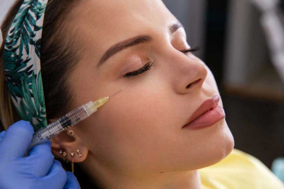 Makeup after filler injection