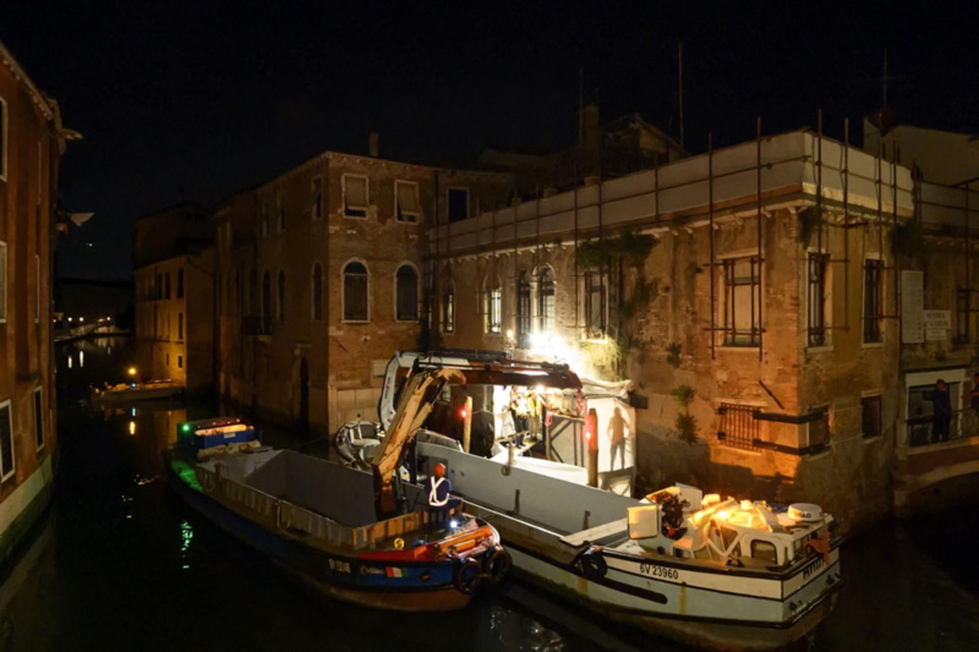 Restoration of Banki painting in Venice