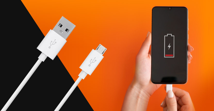 Charging the phone's battery