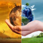 Drying of land due to climate change