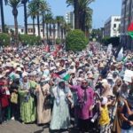 Extensive march in Rabat Maghreb in support of Gaza+Movie