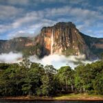 Angel Falls, Mountains and Venezuelan trees