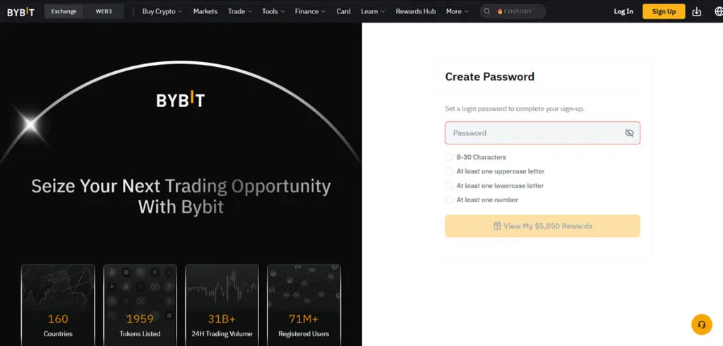 Login to bybit