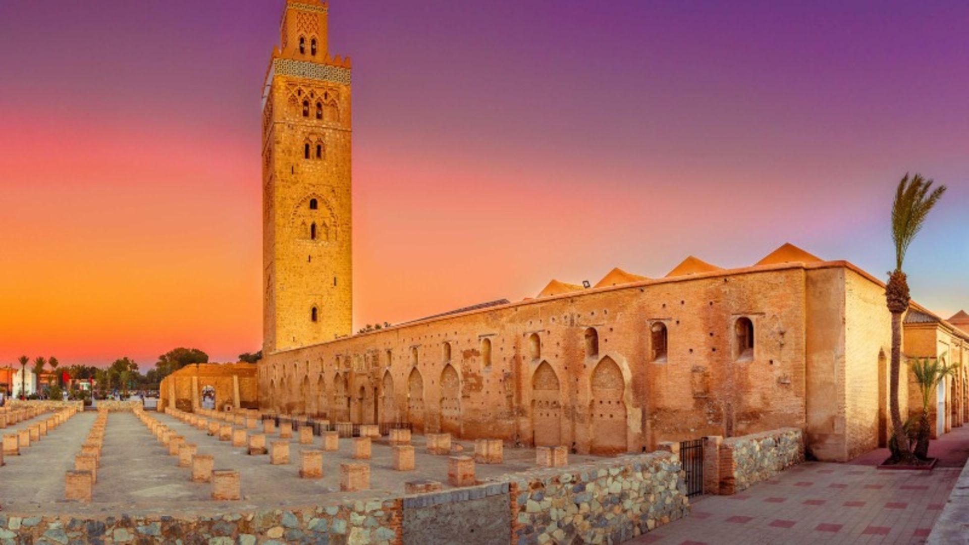   Kotobia mosque in sunset