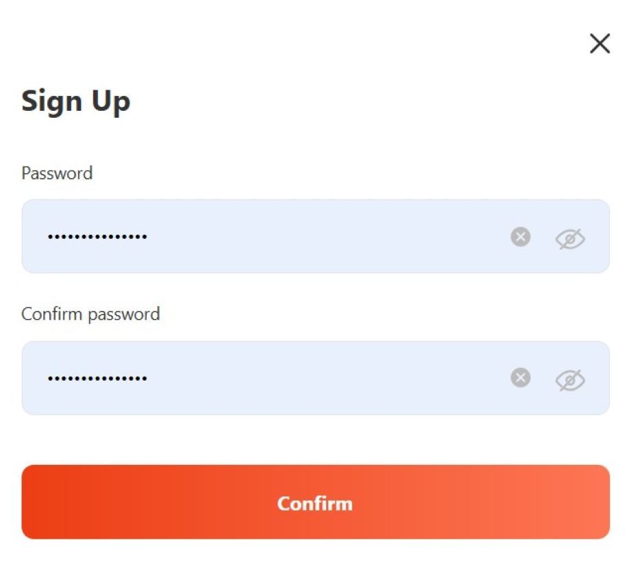 Lookonchain site tutorial Password Select to Sign up