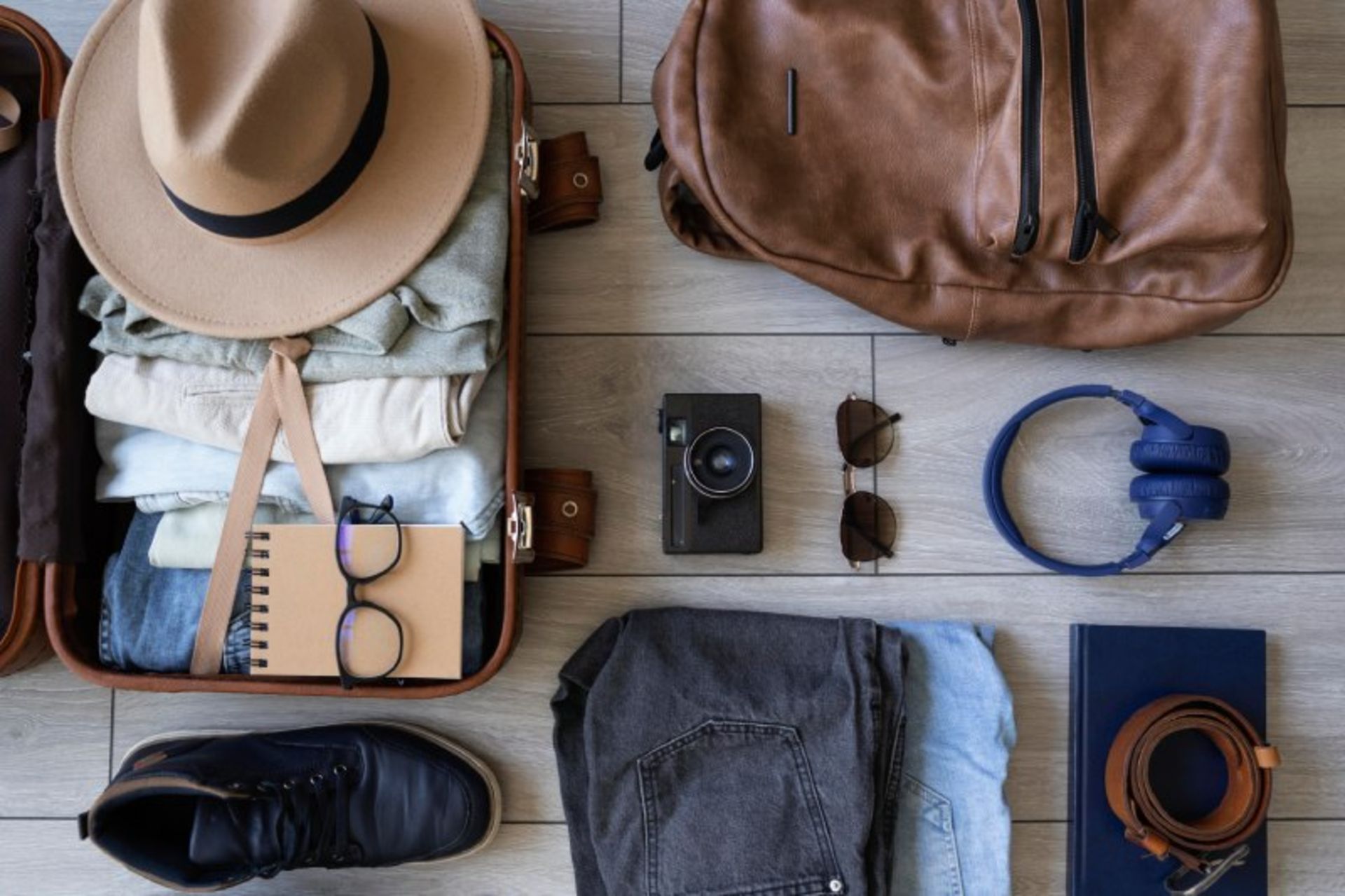 Prepare travel equipme