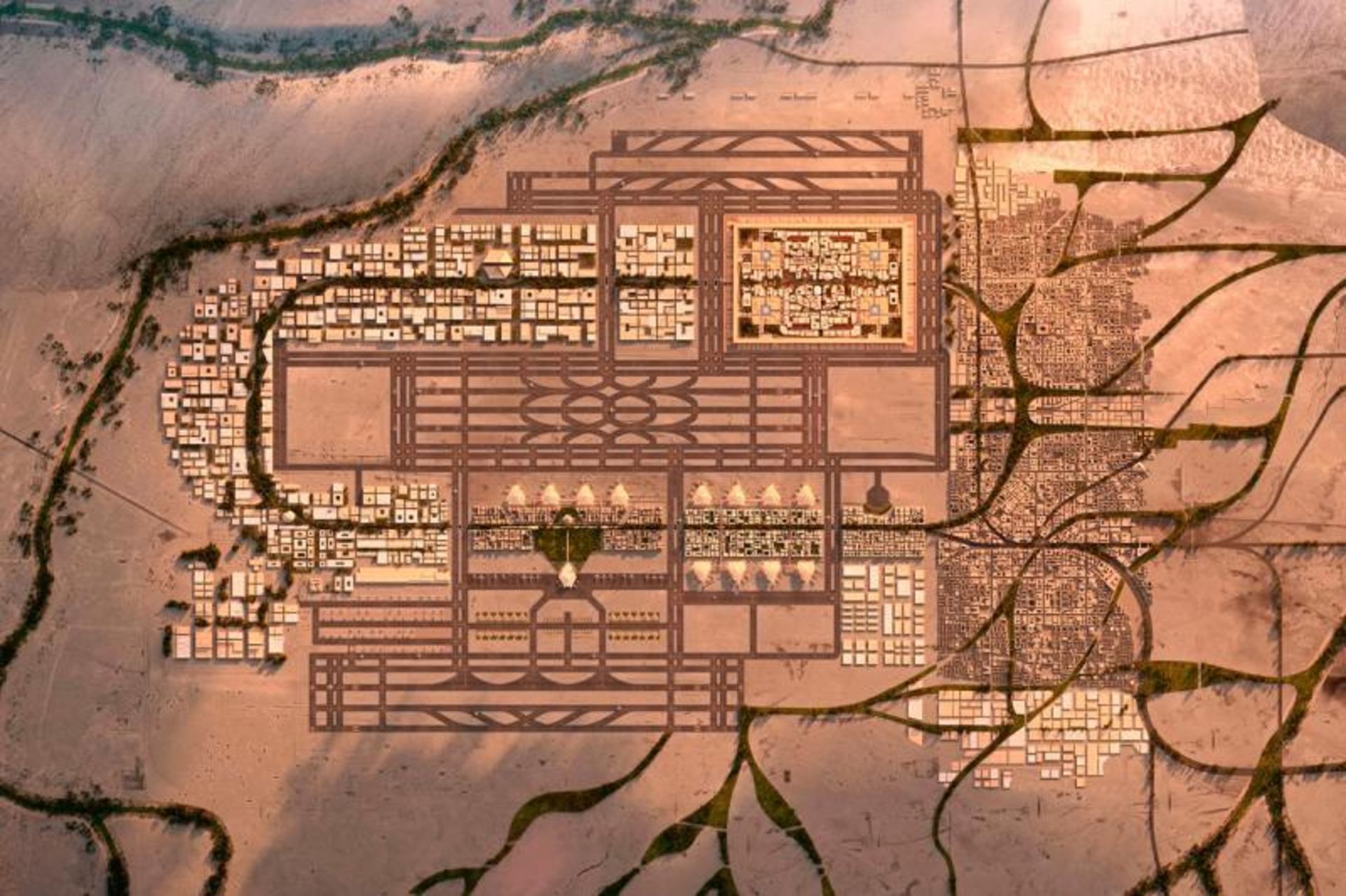 Design of the world's largest airport