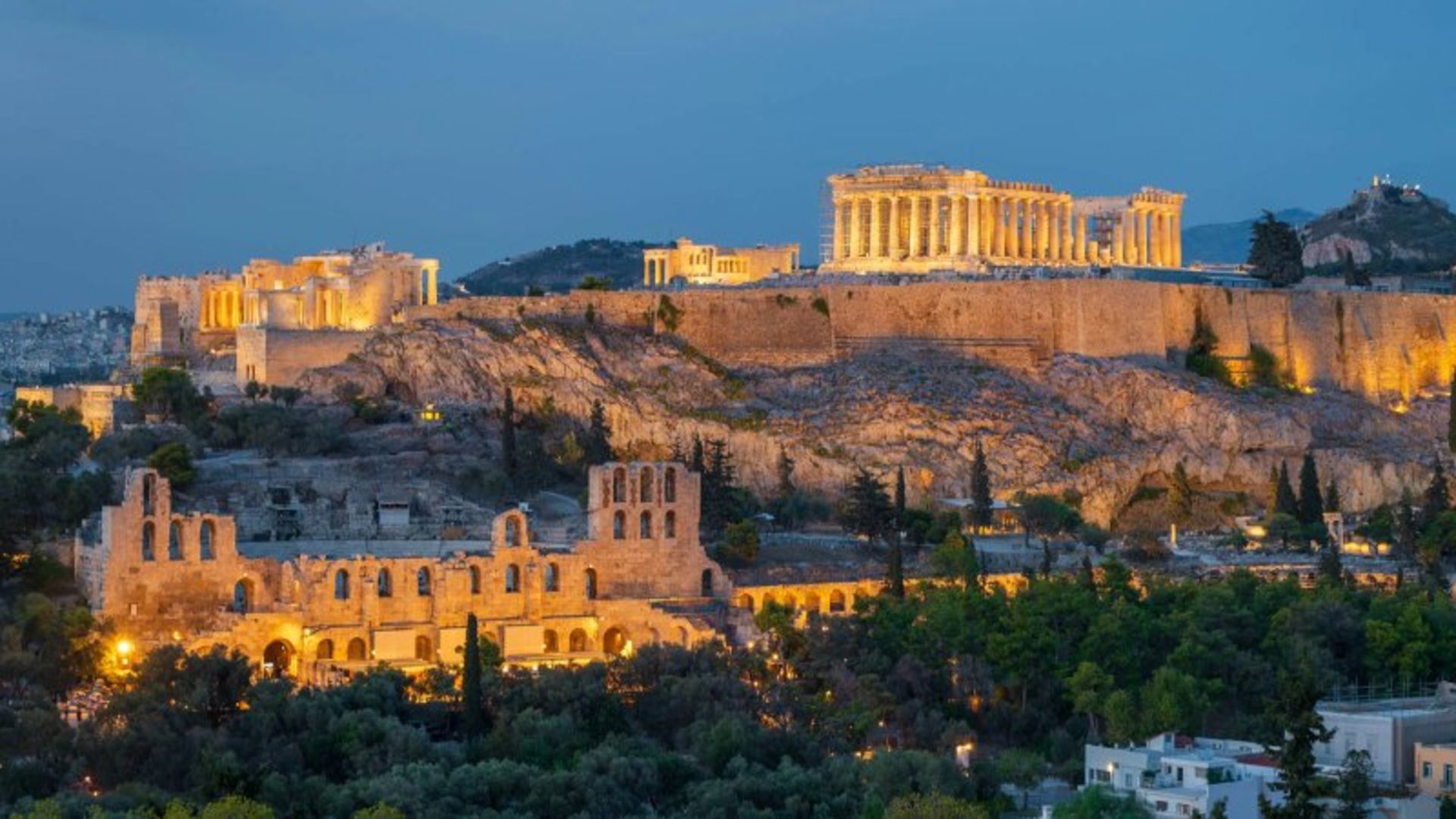 Acropolis Historical and Religious Collection in the Dark Air