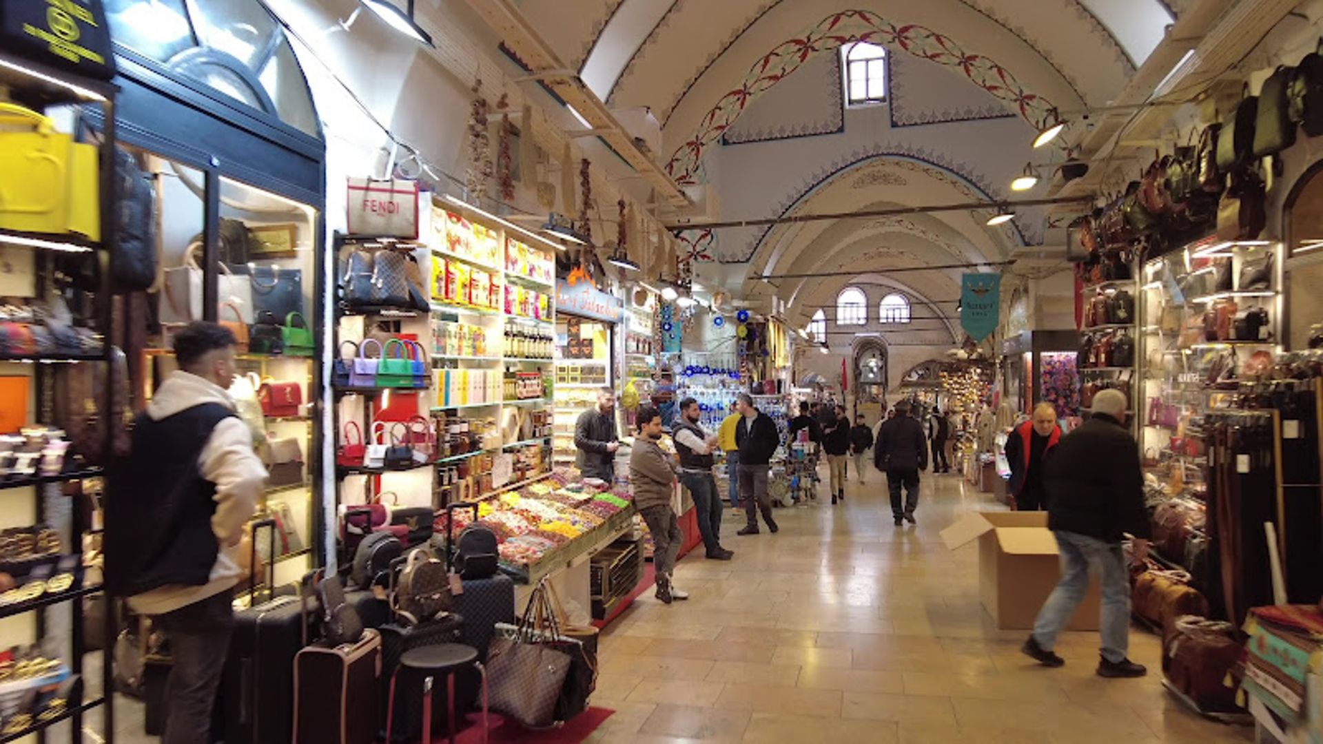 Carpets in the big market of Istanbul