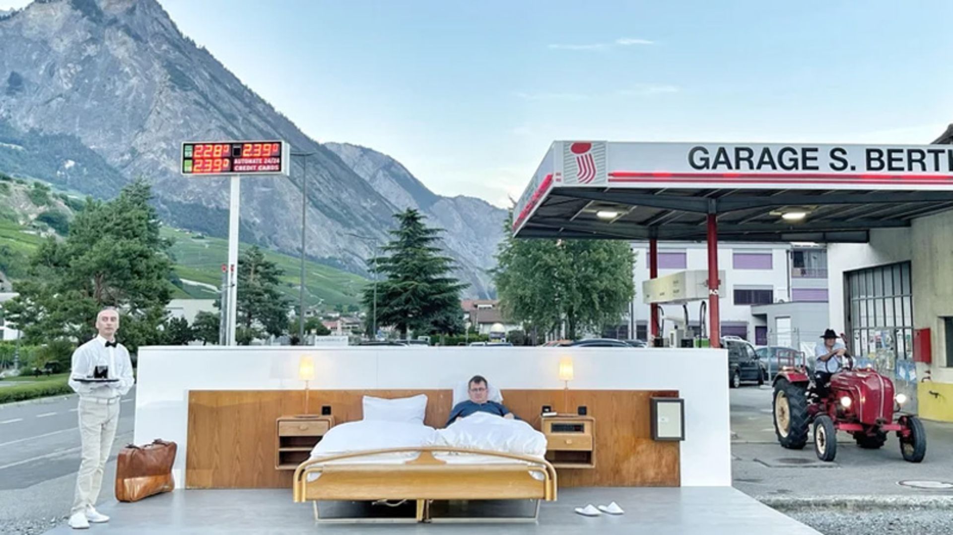 Nal Stern Hotel at Gas Pump
