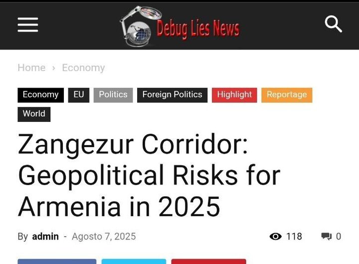 Reflection of Mehr Iernational Summit on Zangar Corridor in Foreign Media