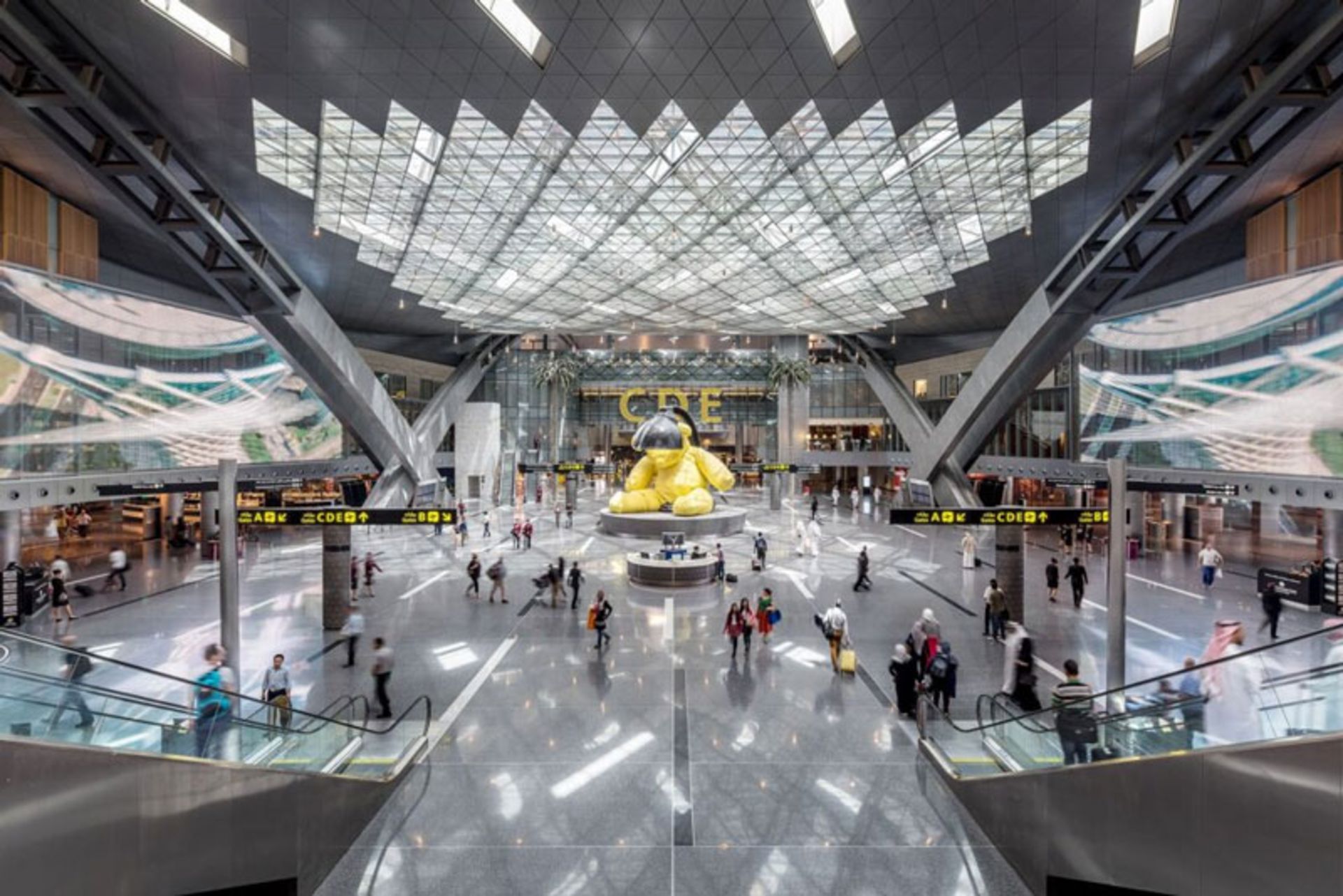 Hamad Doha Iernational Airport Terminal space
