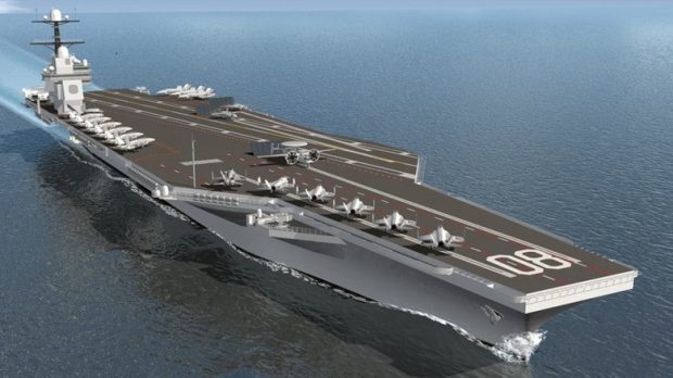 USS EERPRISE new aircraft carrier