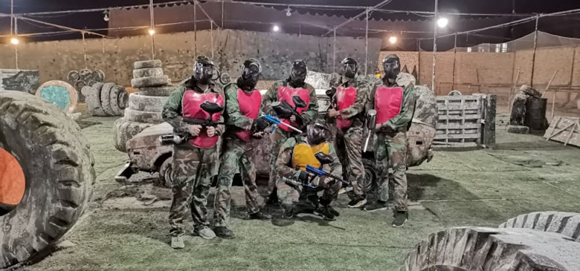 A group of warrior pi players