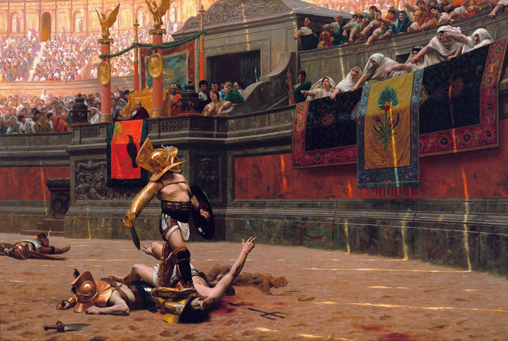 Paiing of Gladiator Battle in Classeum