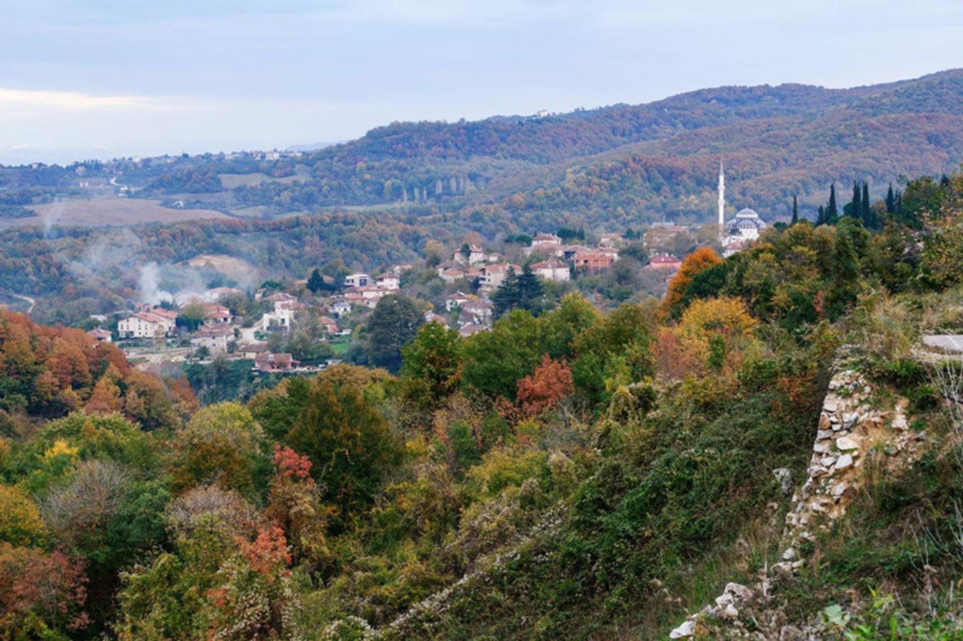 Autumn nature in Yalva City Heights