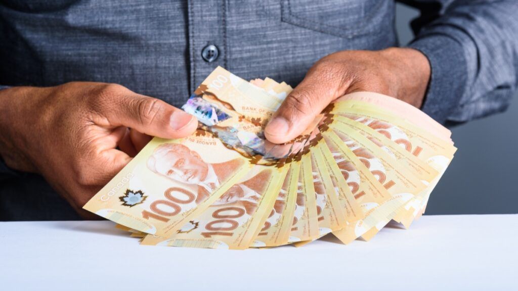 The value of the Canadian dollar