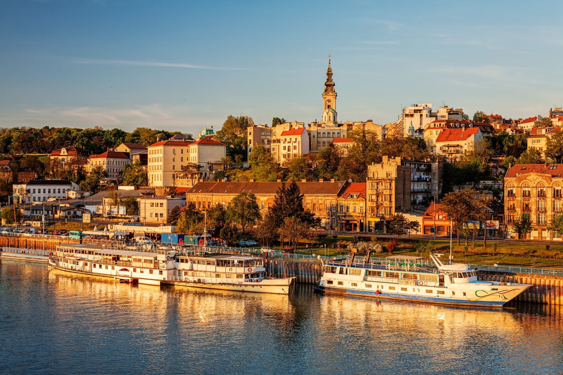 Coastal buildings in Serbia