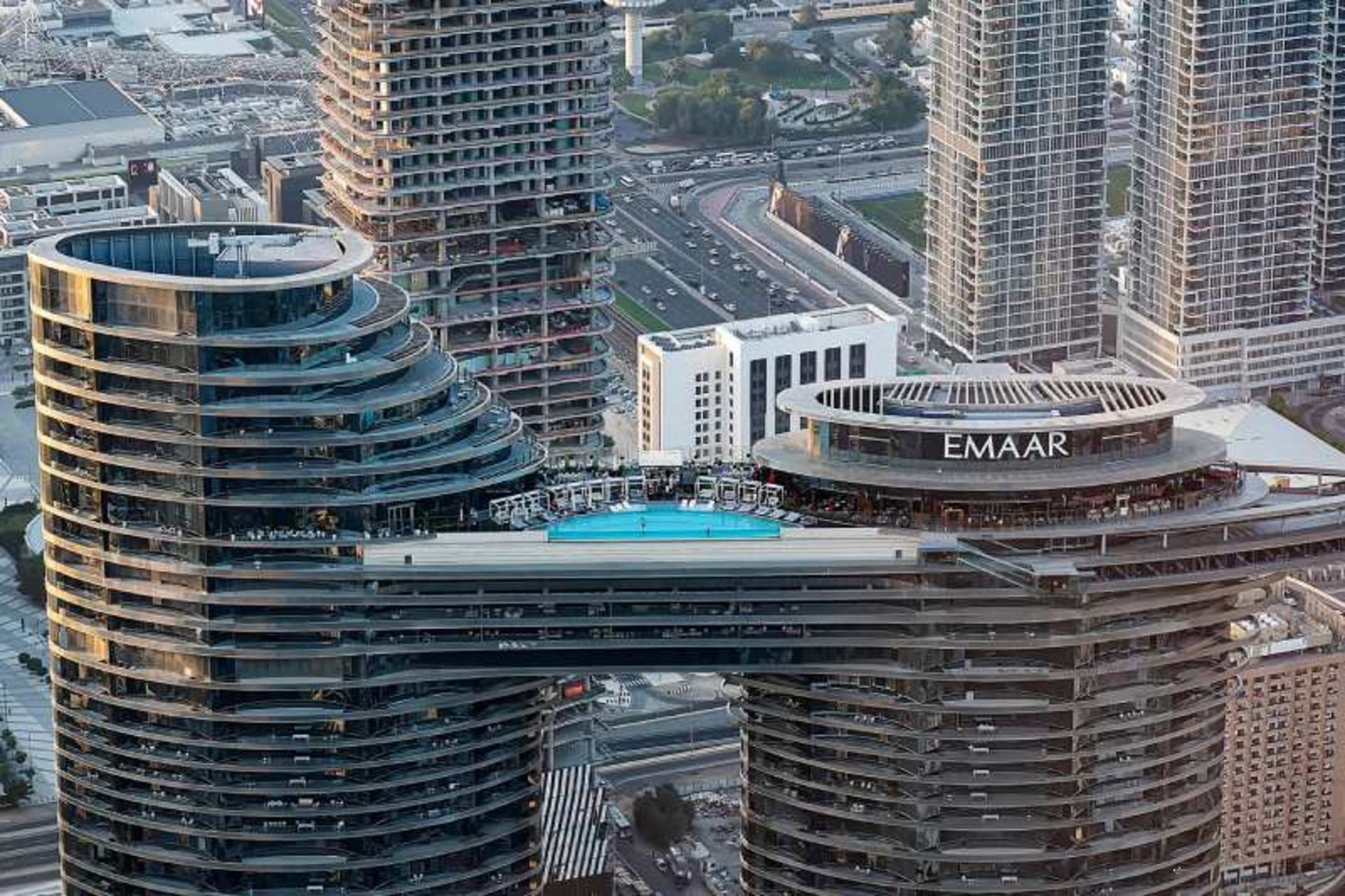 Ruff Top pool at Sky View Dubai Hotel