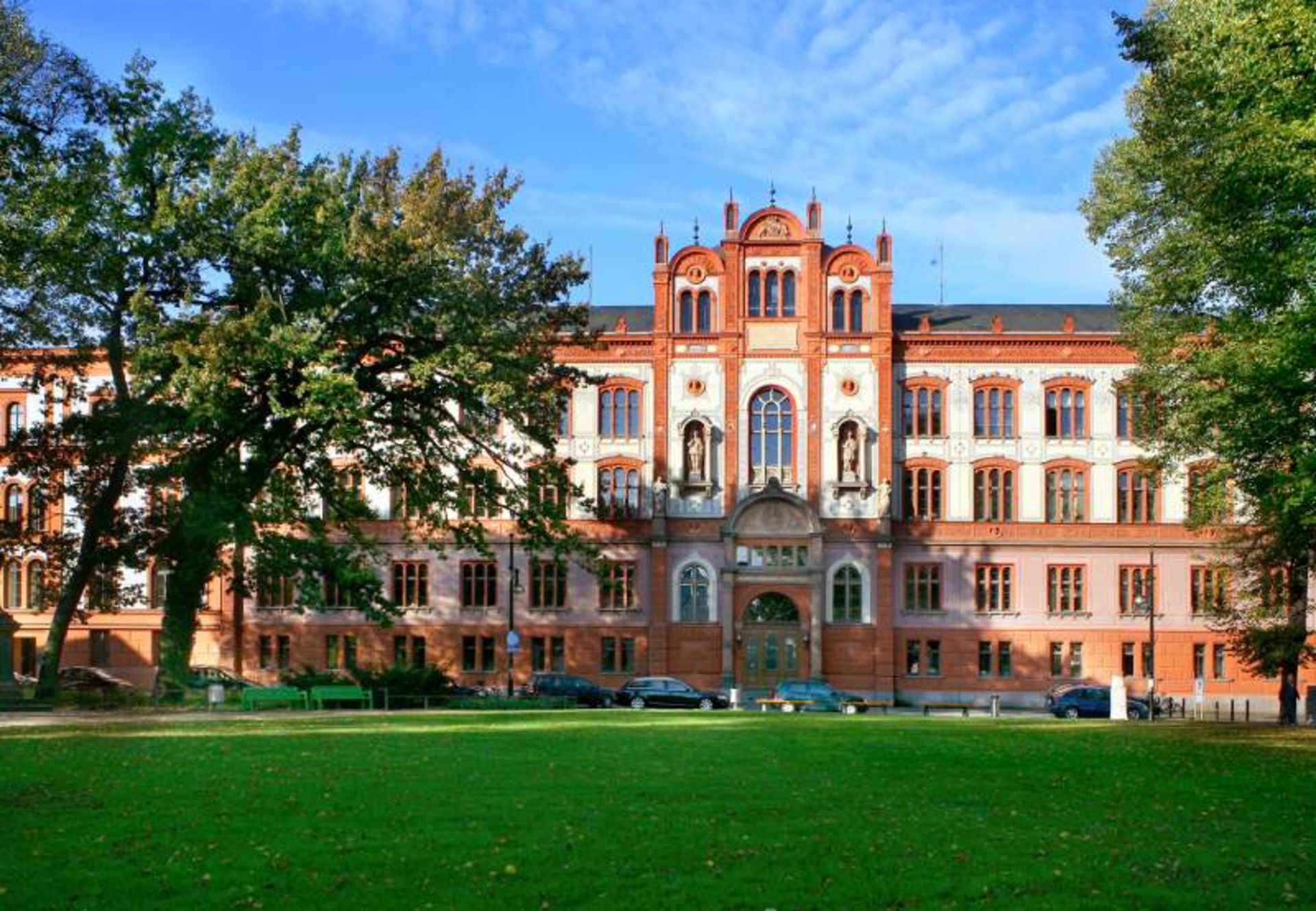 Building and Green Space of the University of Rostok