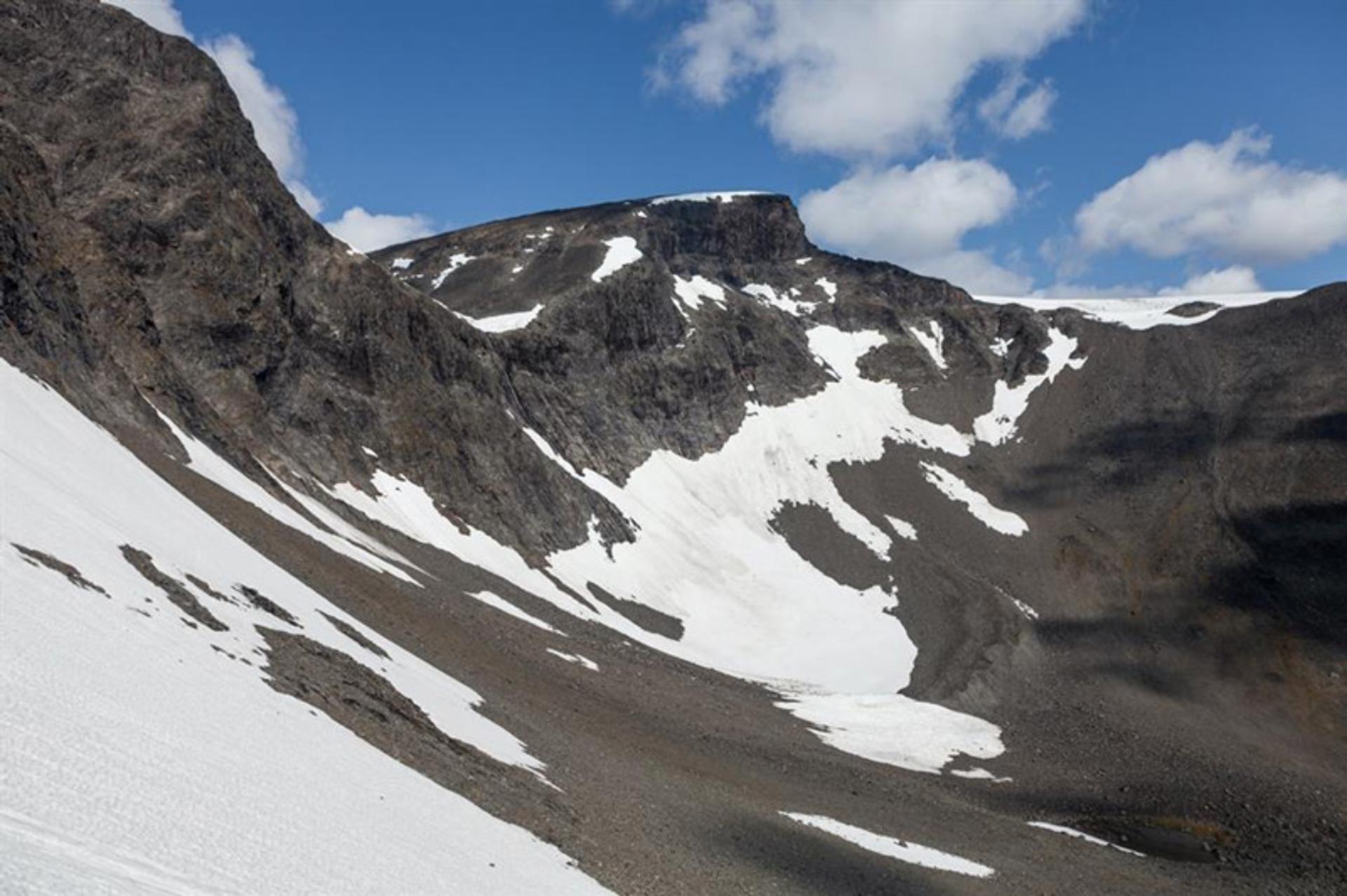 Sweden Mouain Ice Peak in Sweden