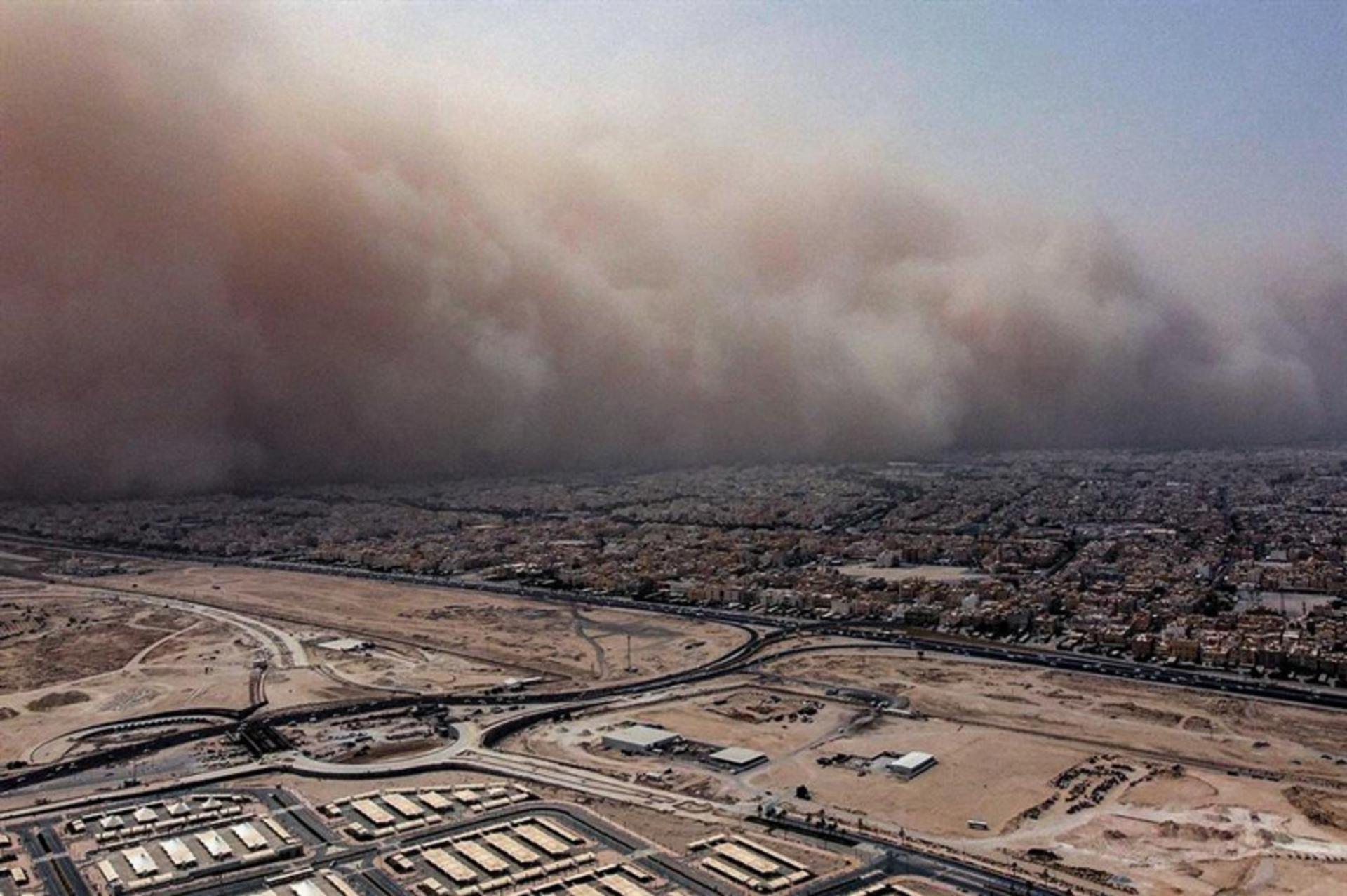 Sandstorm in the Middle East