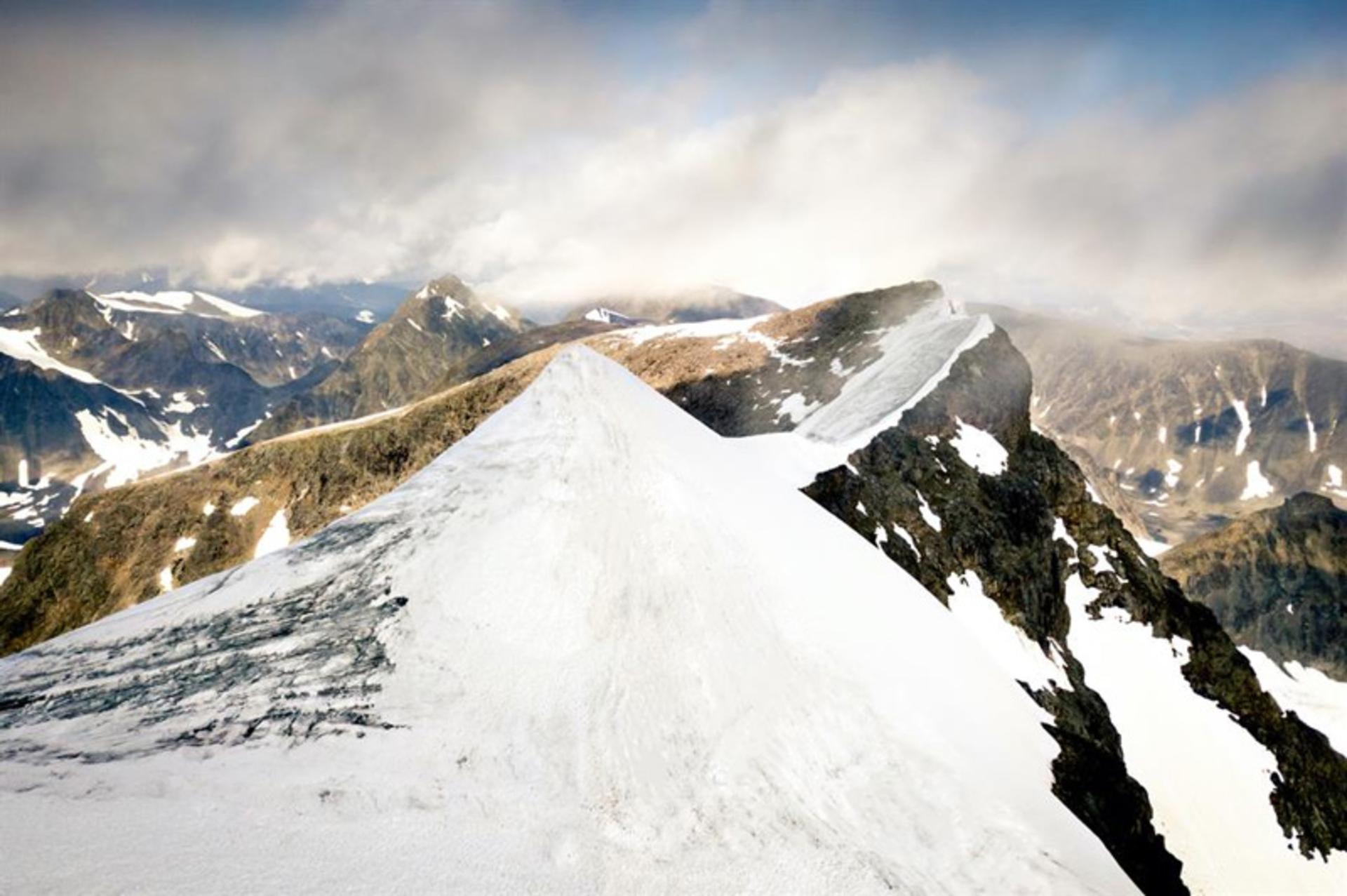 Ice peak of the Kabaneh Mouain in Sweden