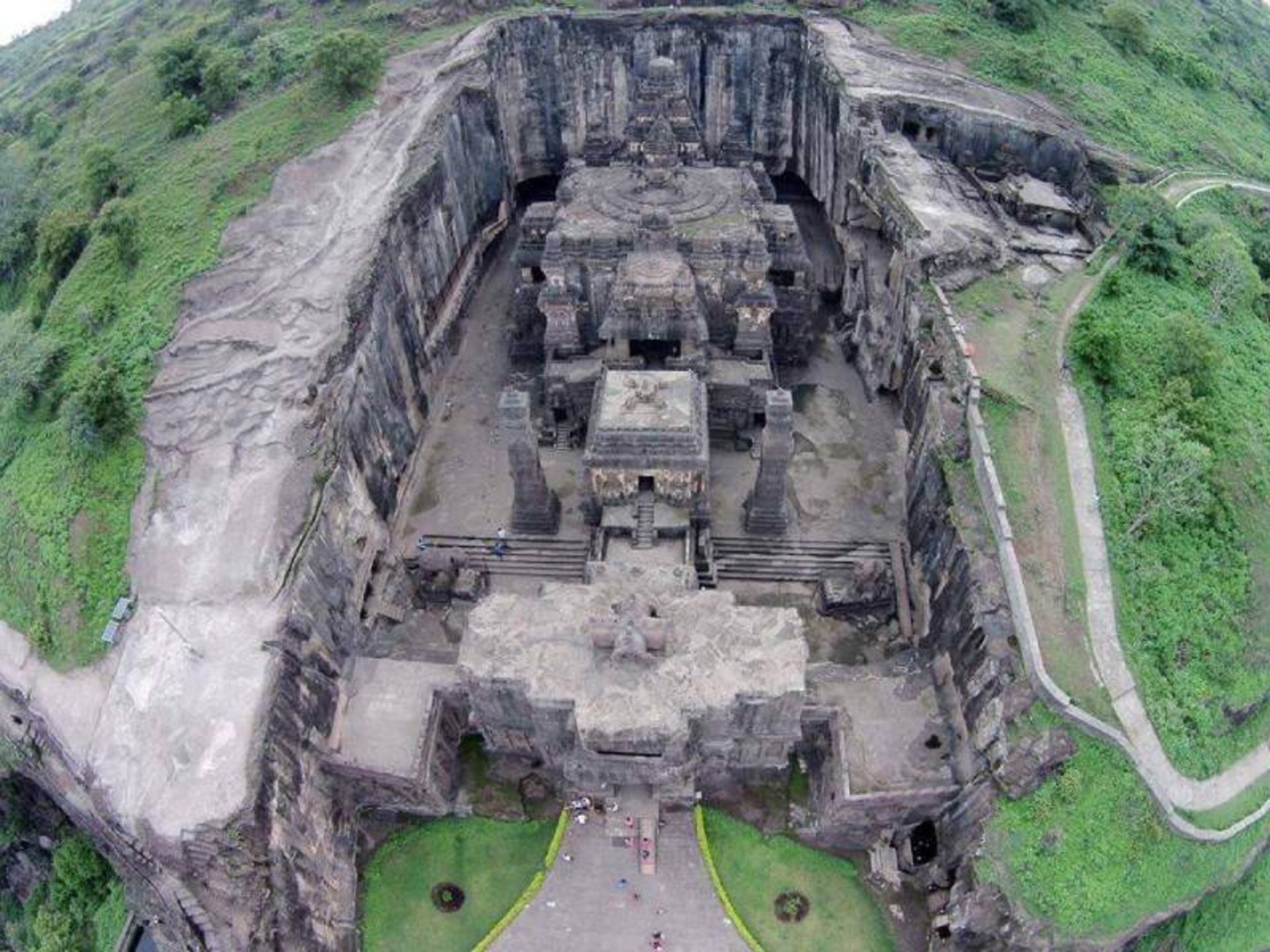 Kaylasa Temple inside the mouain