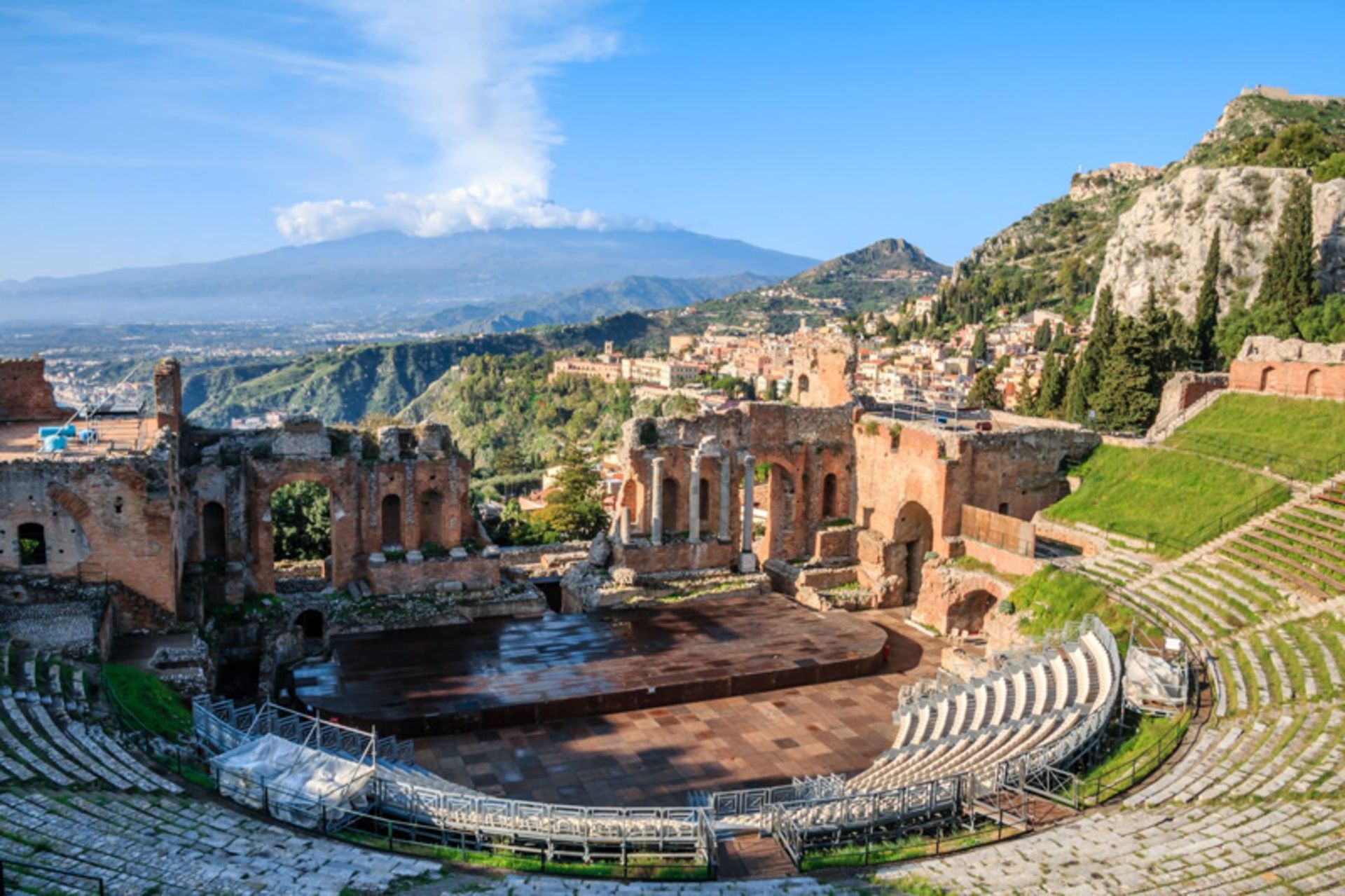 Ancie amphitheater in Sicily