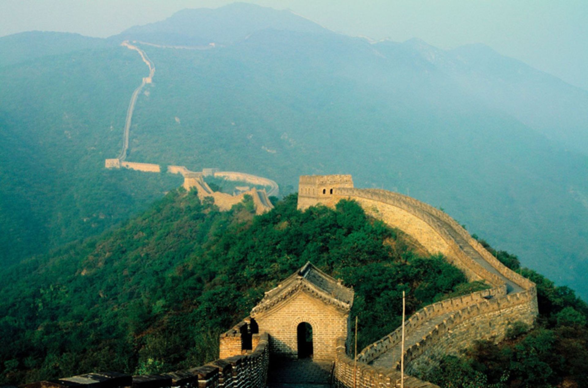 The foggy view of the China Wall