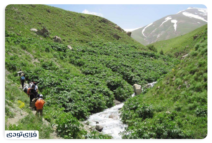 Access routes to the village of Ahar 