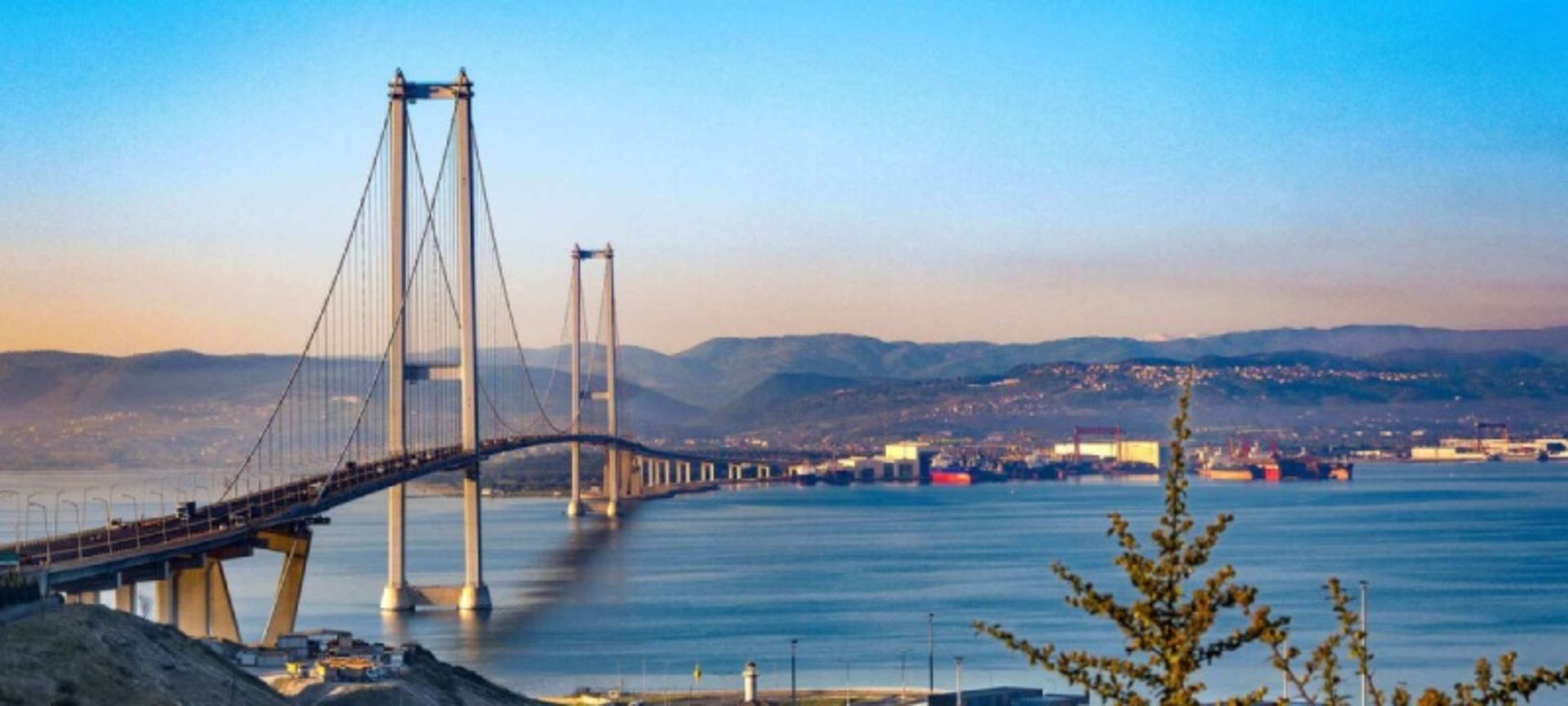 The bridge of Osman Judge at the sea 