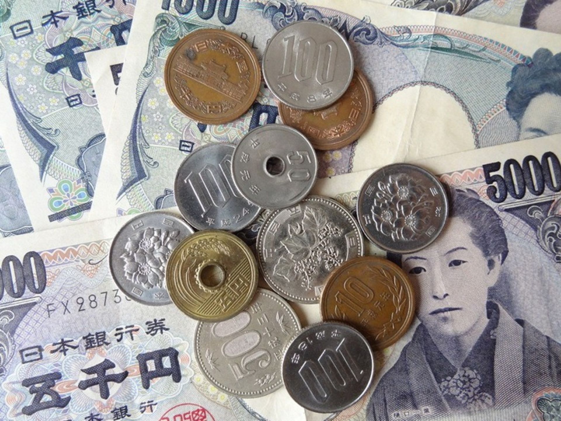 Japanese banknotes and coins