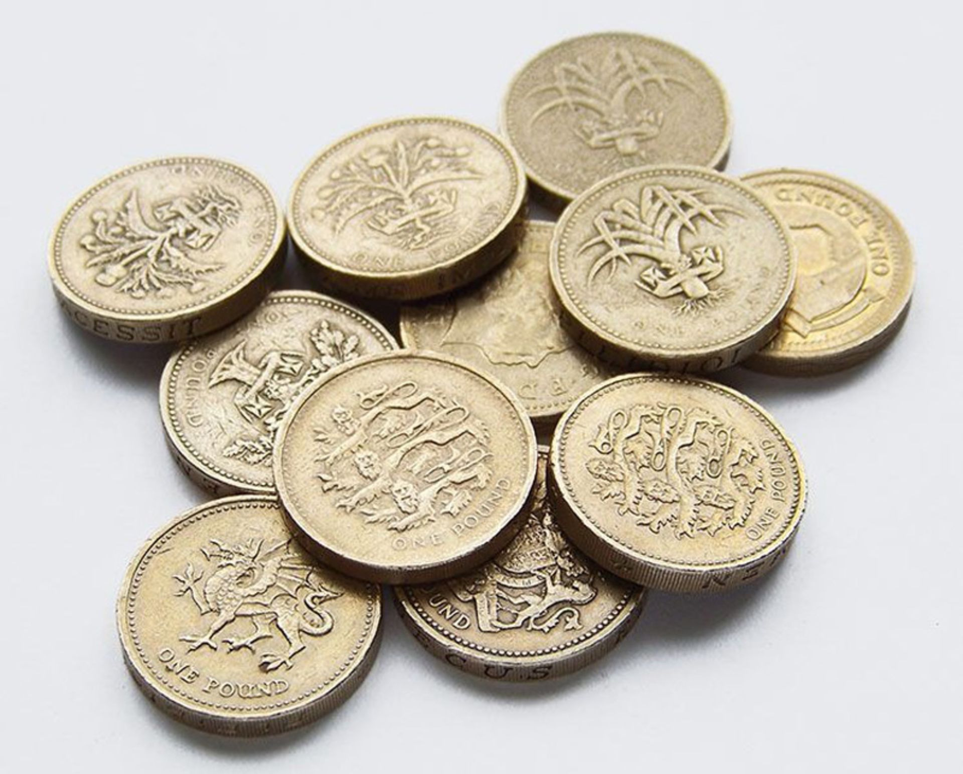 Golden coins of a British pond