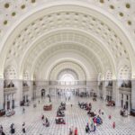 White Hall, Arch Arches and Travelers at Washington DC Union Station