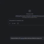 Temporary chat capability