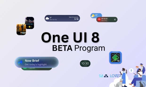 Beta version of the one UI 8 interface