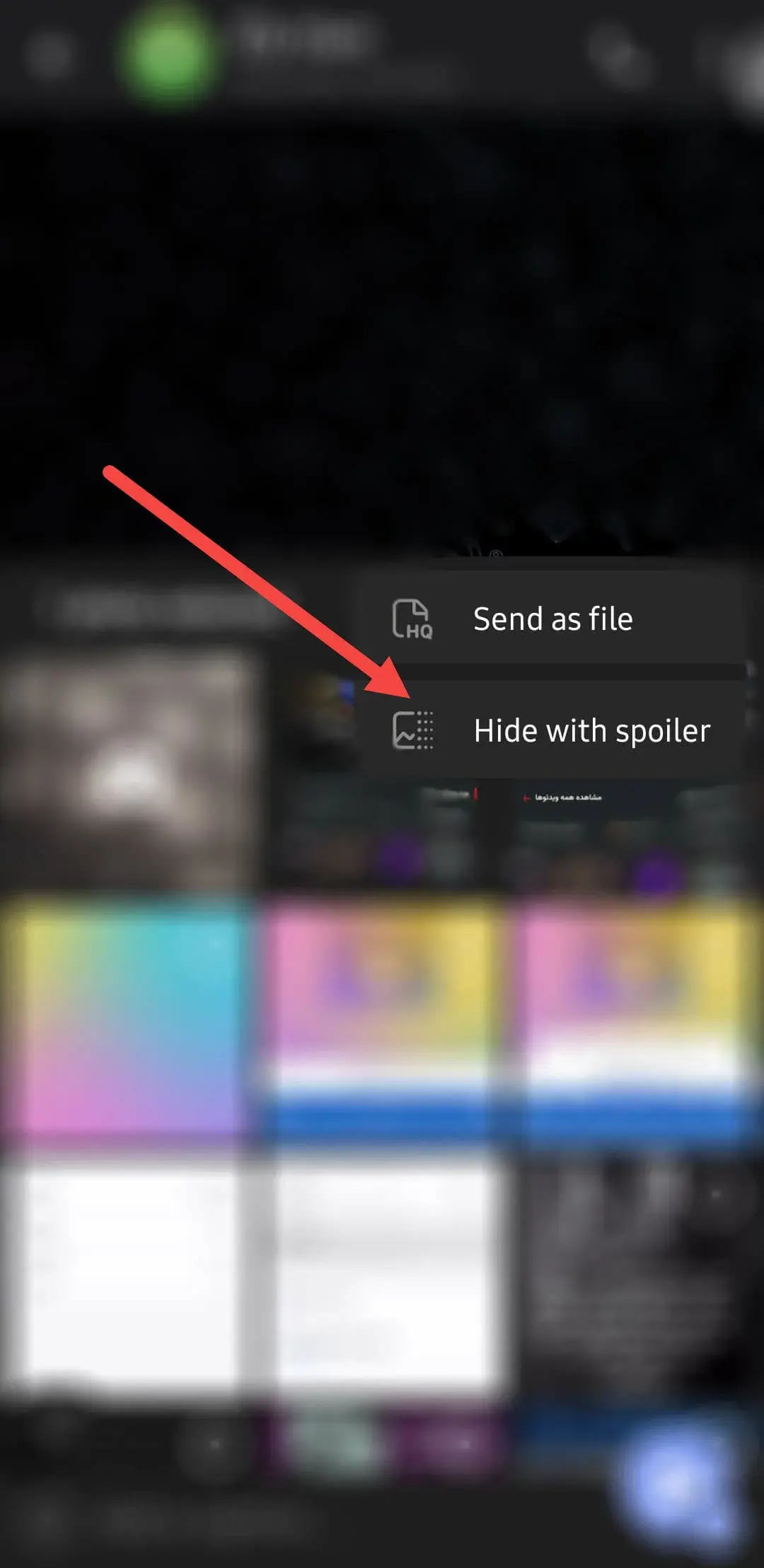 Telegram spoiler