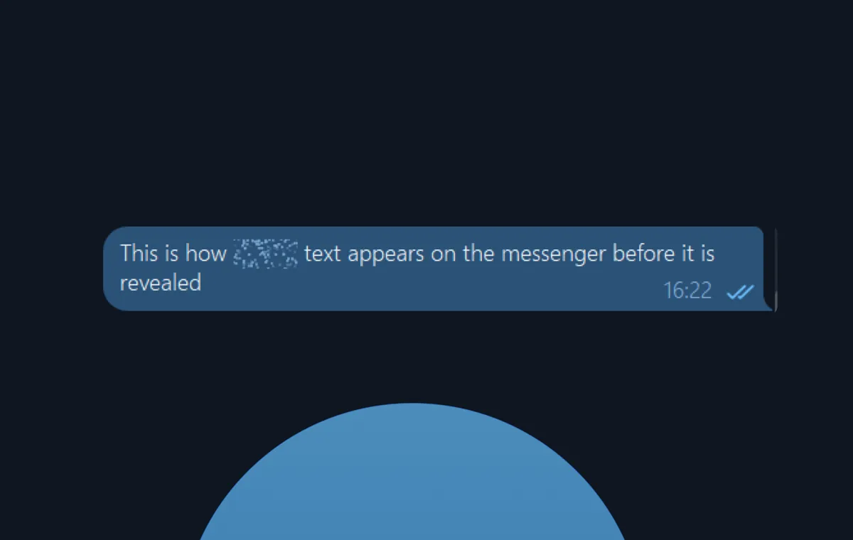 Telegram spoiler