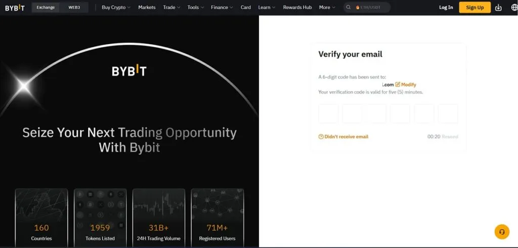 Login to bybit