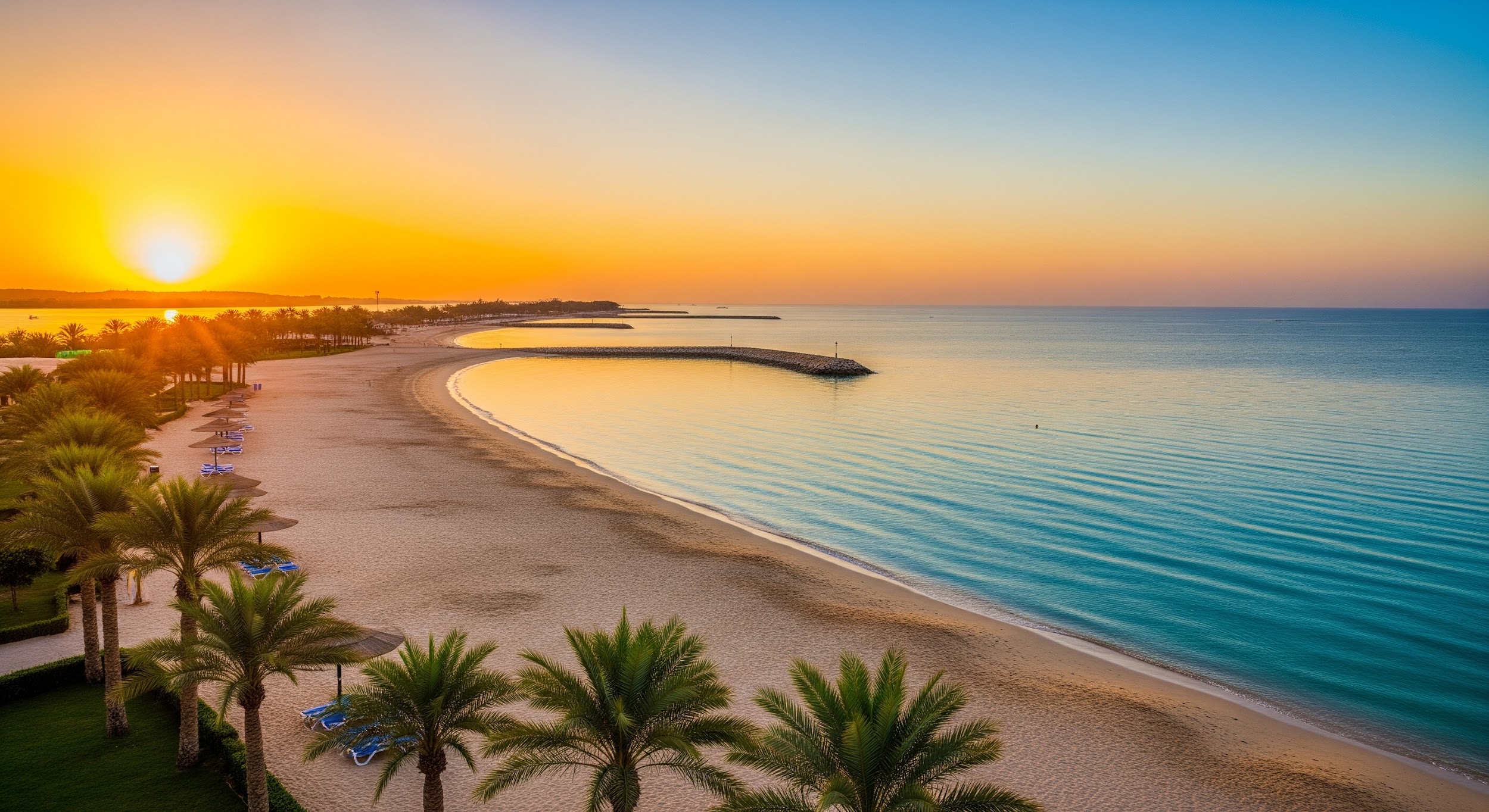 Kish's east coast to watch the sunrise