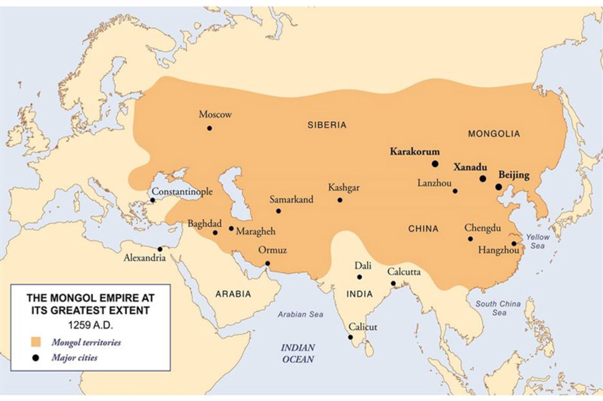 Mongolian Mongolian Map