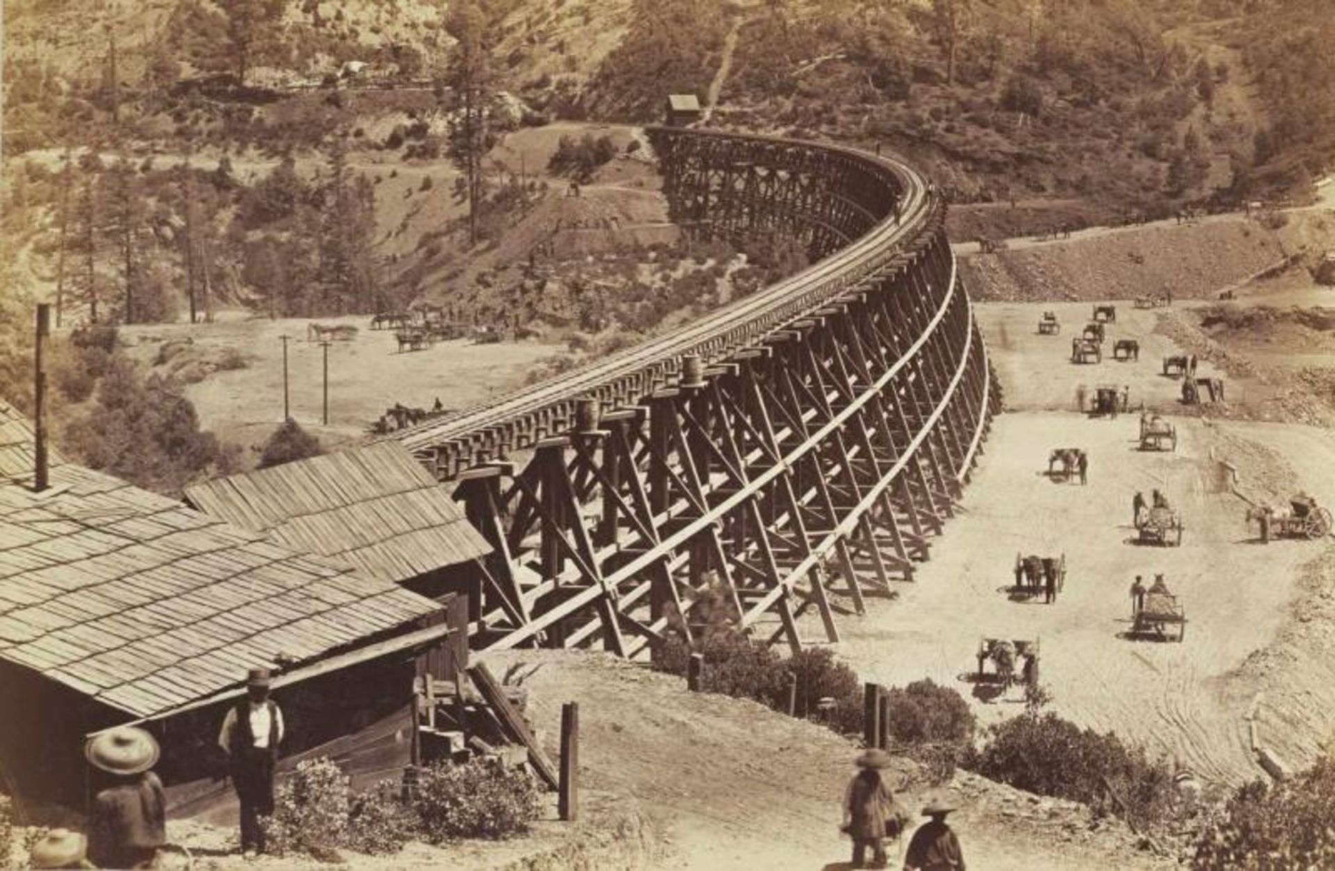 The old image of the railway in America