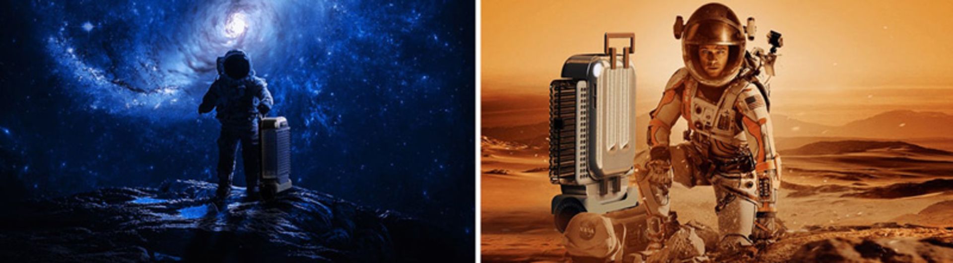 Pictures of Artificial Ielligence from the Stroner's Luggage in Space