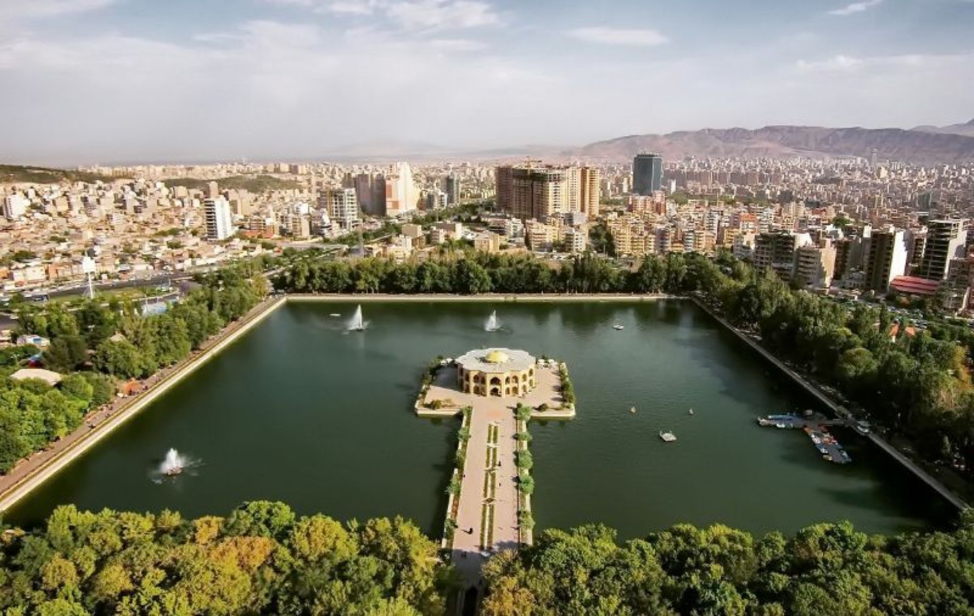 Aerial image from Eel Goli Park