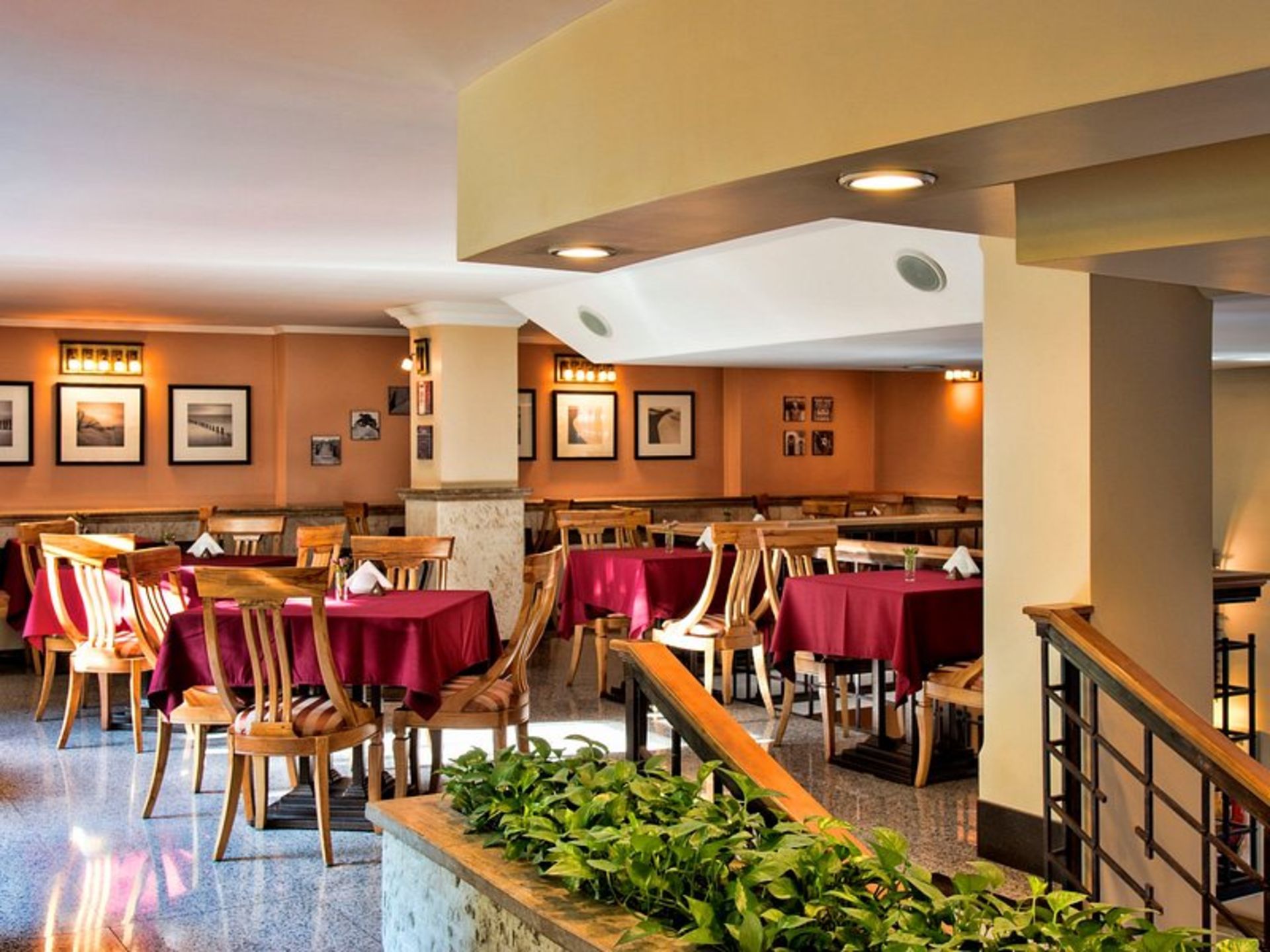 Second floor of the hotel restaura