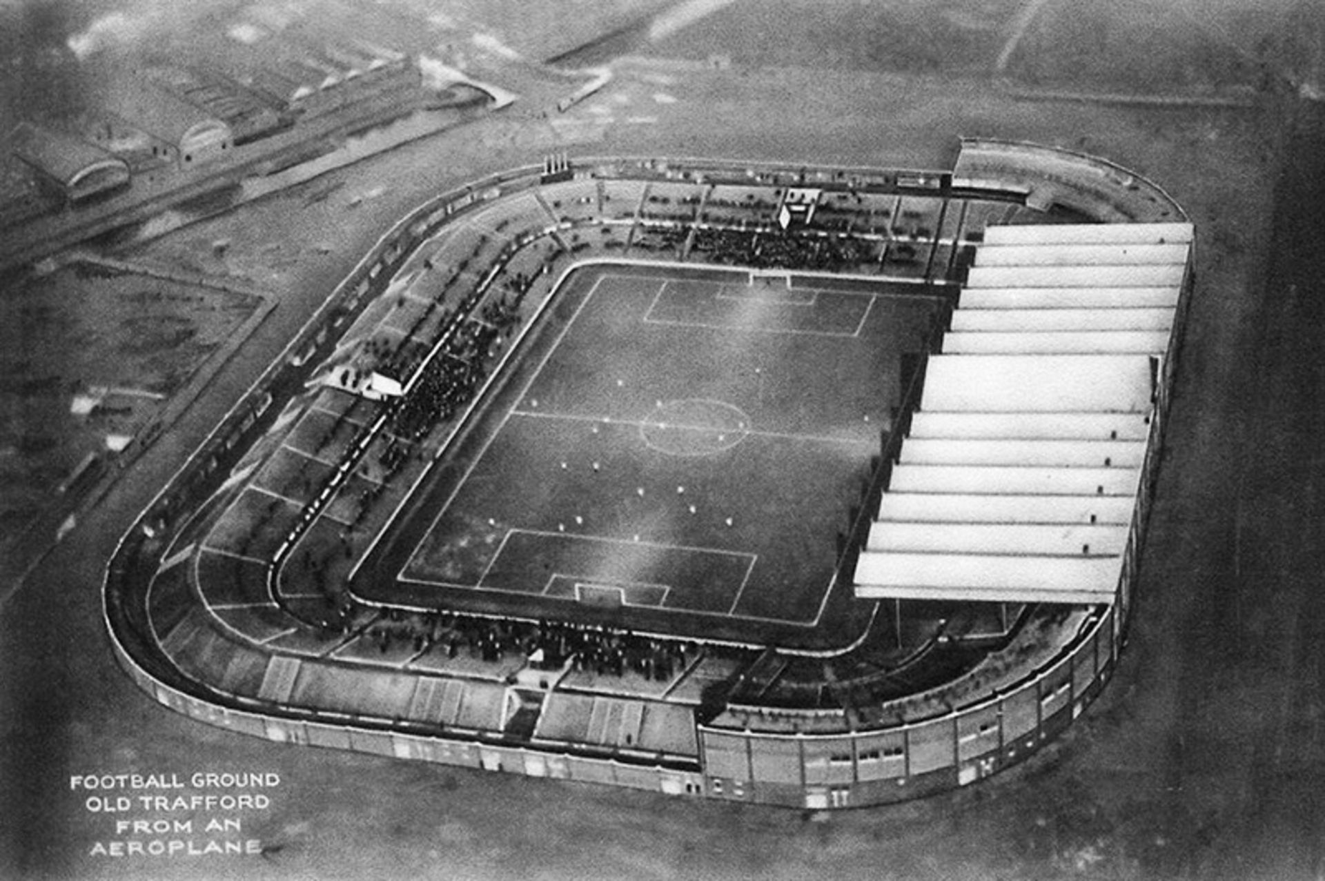 Aerial Photo from Elder Traford Stadium in Manchester