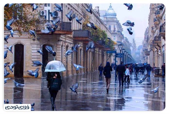 Spectacular places in Baku Baku Military Street