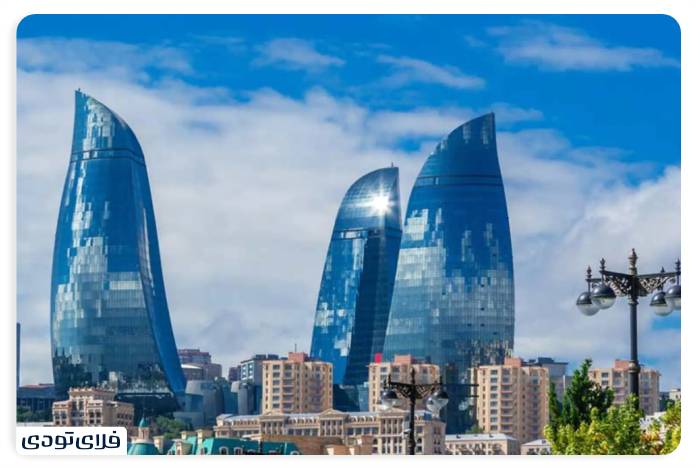 Spectacular places in Baku Flame towers