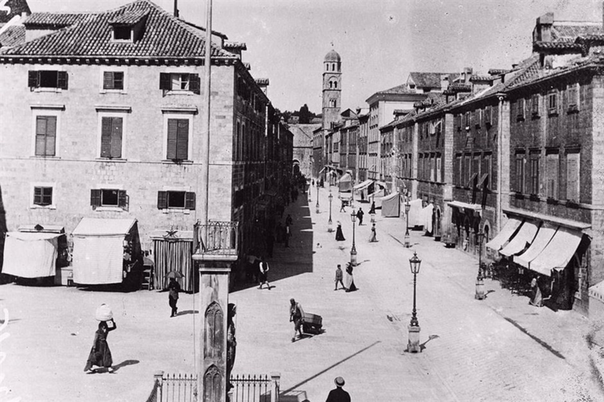 Old Photo of Dobronic Buildings and Alley, Croatia